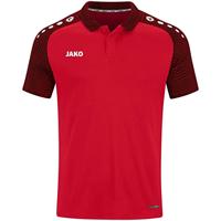 JAKO 6322 Polo Performance - Rood/Zwart - L - thumbnail