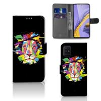 Samsung Galaxy A51 Leuk Hoesje Lion Color - thumbnail