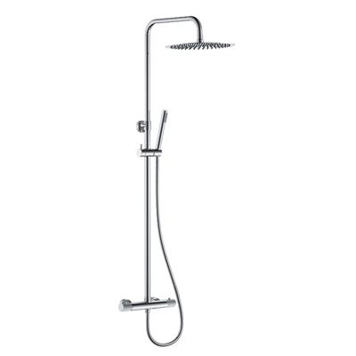 Regendoucheset Opbouw BWS Ridged Opbouw Chroom