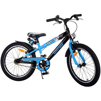 Volare sportivo kinderfiets - jongens - 20 inch - blauw - twee handremmen