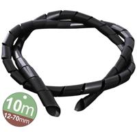 Quadrios 2111C146 2111C146 Spiraalslang 12 tot 70 mm Zwart 1 set(s) - thumbnail