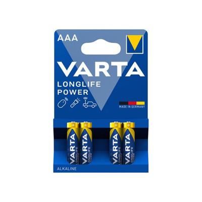 Batterij Varta Longlife Power 4x AAA | 10 stuks