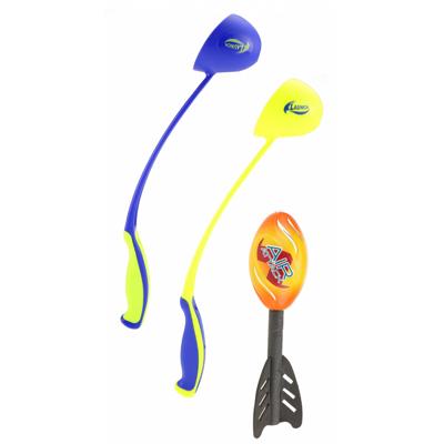 Toi Toys raketspel 3 delig rood/ blauw