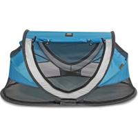 DERYAN Reisbedje pop-up Peuter Luxe met klamboe blauw - thumbnail