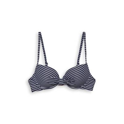 ESPRIT Women Beach gestreepte beugel bikinitop donkerblauw/wit ESPRIT Women Beach gestreepte beugel bikinitop donkerblauw/wit