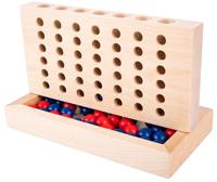 Houten Vier op een Rij-spel - thumbnail