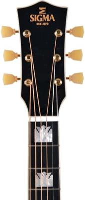 Sigma Guitars GJA-SG200 Translucent Wine Red elektrisch-akoestische westerngitaar met softshell case