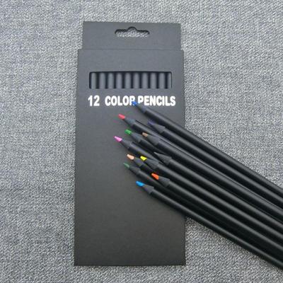 Houtskool kleurrijke potlood schets tekening kunstenaar set Houtskool kleurrijke potlood schets tekening kunstenaar set
