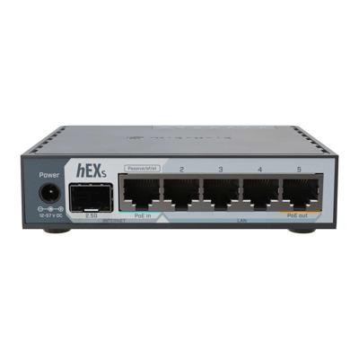 MikroTik E60iUGS Indoor Wi-Fi 6 Access Point, Dual Band AX1800, Gigabit Ethernet, RouterOS, PoE-in