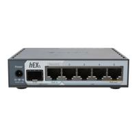 MikroTik E60iUGS Indoor Wi-Fi 6 Access Point, Dual Band AX1800, Gigabit Ethernet, RouterOS, PoE-in - thumbnail