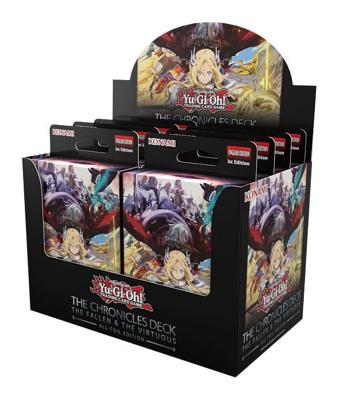 Yu-Gi-Oh! TCG The Chronicles Deck: The Fallen & The Virtuous Display (8) *English Version* Yu-Gi-Oh! TCG The Chronicles Deck: The Fallen & The Virtuous Display (8) *English Version*