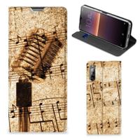 Sony Xperia L4 Stand Case Bladmuziek - thumbnail