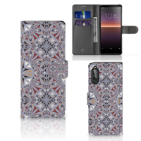Sony Xperia 10 II | Bookcase | Flower Tiles - thumbnail