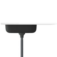 Gootsteen met afvoerset 800x500x155 mm roestvrij staal zilver - thumbnail