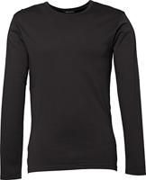 Tee Jays TJ530 Men´s Long Sleeve Interlock Tee - Dark Grey (Solid) - L - thumbnail