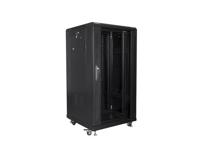 Lanberg FF01-6622-12B rack 22U Vrijstaande rek Zwart - thumbnail