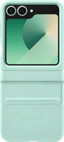 Samsung Vegan Leather Case voor Flip 6 Telefoonhoesje Groen - thumbnail