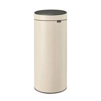 Brabantia touch bin afvalemmer 30 liter soft beige - thumbnail