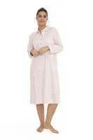 Lunatex flanellen nachthemd dames - Classic egg - thumbnail