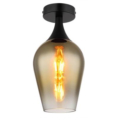 Globo PlafondlampLavus groen glas Ø 15cm - 15552D2