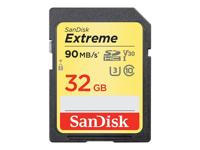 Sandisk SDHC geheugenkaart - 32GB - Extreme - U3 - thumbnail