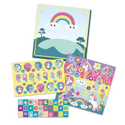 Totum eenhoorn stickerset