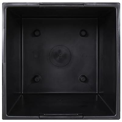 VidaXL Plantenbak met uitneembare bak rattan-look 21/49 l pp antraciet VidaXL Plantenbak met uitneembare bak rattan-look 21/49 l pp antraciet