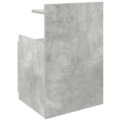 Nachtkastjes 2 st met 2 lades 40x36,5x62 cm betongrijs