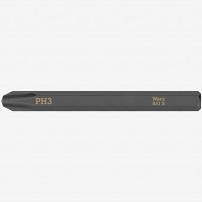 Wera 851 S Phillips kruiskopbits voor slagschroevendraaier, PH 3 x 70 mm - 05018162001