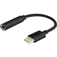 Savio Audio Adapter - USB Type 3.1 C (M) - Jack 3,5 mm (F) - Zwart AK-35B - thumbnail