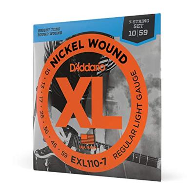 D&apos;Addario EXL110-7 snarenset voor 7-snarige elektrische gitaar