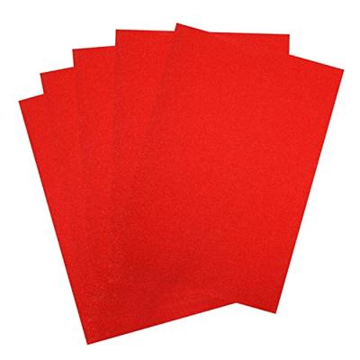 Florence • glitterpapier 250g a4 rood 5x