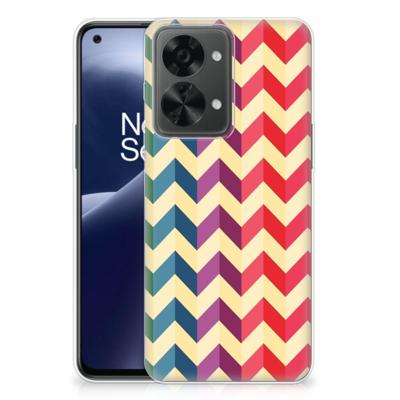 OnePlus Nord 2T | TPU bumper | Zigzag Multi Color