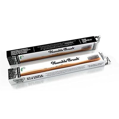 The Humble Co Tandenborstel bamboe -charcoal 1 Stuks The Humble Co Tandenborstel bamboe -charcoal 1 Stuks