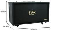 EVH 5150III EL34 212ST Cabinet 2x12 gitaarspeakerkast zwart - thumbnail