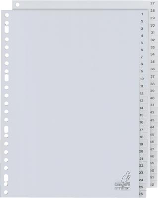 Tabbladen A4 23 rings cijfers 1-52 Tabbladen A4 23 rings cijfers 1-52