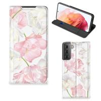 Samsung Galaxy S21 Smart Cover Lovely Flowers - thumbnail