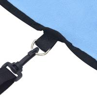 VidaXL Paardendeken volledige aqua 95 cm polar fleece - thumbnail