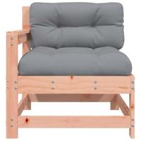 Tuinstoelen 2 st met kussens massief douglashout - thumbnail