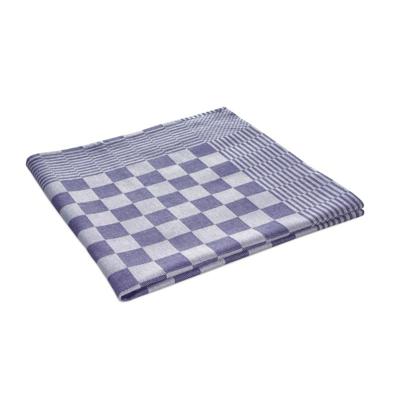 Theedoeken Blauw en Wit Geblokt 65x65cm 100% Katoen - Treb WS