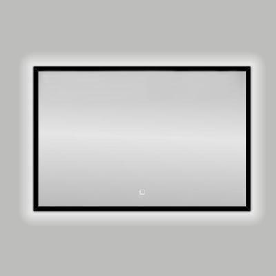 Badkamerspiegel Best Design Nero LED Verlichting 100x80 cm Mat Zwart