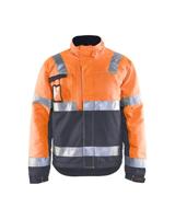 Blåkläder Winterjas High-Vis 48621811 | High Vis Oranje/Medium Grijs | Maat XL - 7330509755648 - thumbnail