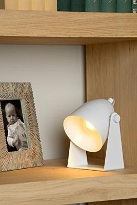 Lucide CHAGO - Tafellamp - 1xE14 - Wit