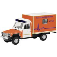 Schuco 452674300 H0 Hulpdienstvoertuig Mercedes Benz G Rode Kruis - thumbnail