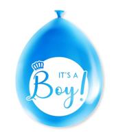 Ballonnen &apos;It&apos;s A Boy&apos; Babyshower (8st) - thumbnail