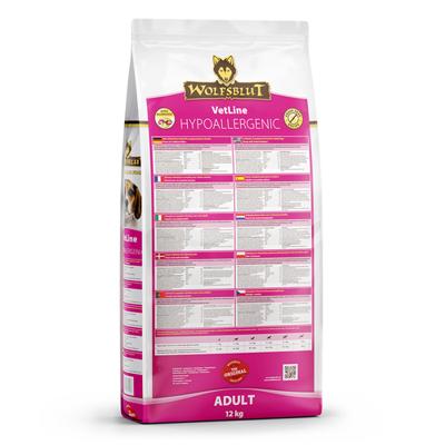 WOLFSBLUT VetLine Hypoallergenic Horse - droog hondenvoer - 12kg
