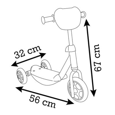 SMOBY - Steekscooter 3R