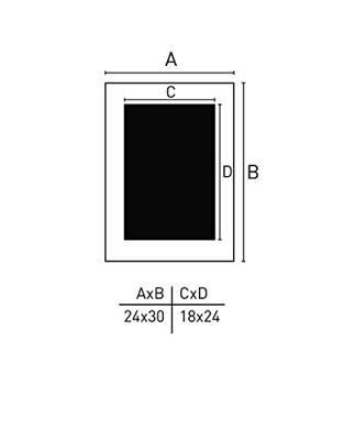 Nielsen Design 1122000 Wissellijst Papierformaat: 24 x 30 cm Zwart Nielsen Design 1122000 Wissellijst Papierformaat: 24 x 30 cm Zwart