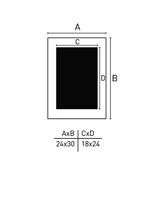 Nielsen Design 1122102 Wissellijst Papierformaat: 18 x 24 cm Bruin - thumbnail