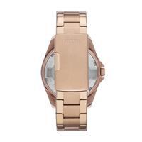 Fossil Dames Riley multifunctioneel Rosegoudkleurig roestvrijstalen horloge ES2811 - thumbnail